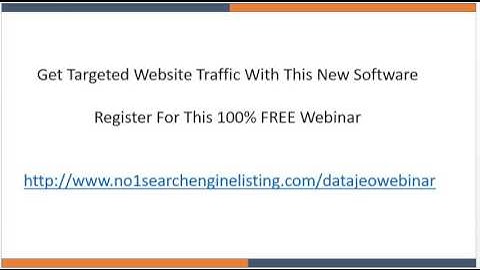 Get Targeted  Traffic | Increase Website Traffic  With This Software (FREE Webinar)