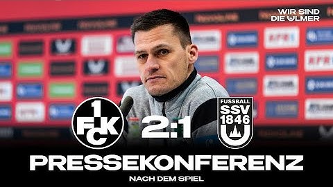 #FCKULM | Die Pressekonferenz nach dem Spiel gegen Kaiserslautern