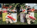 LTT Game Nerf War : Couple Warriors SEAL X Nerf Guns Destroy Criminal Gangs Fight Crime Mr Zero