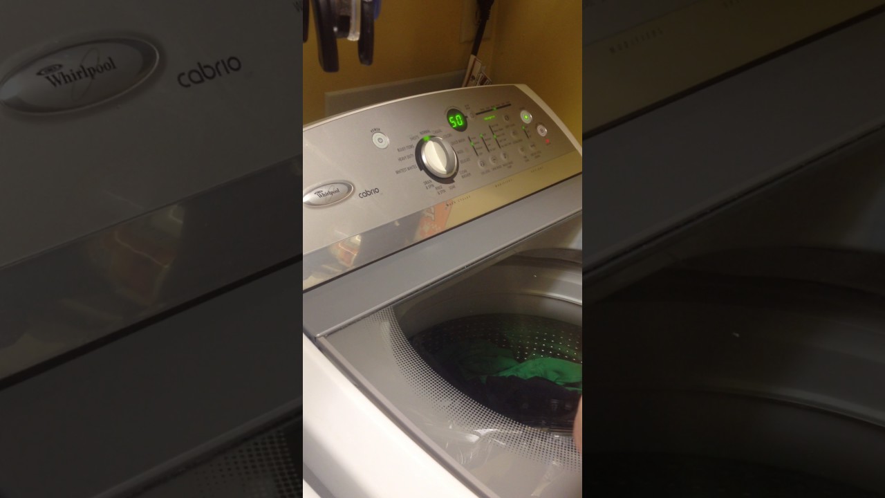  Whirlpool Cabrio won t start - YouTube