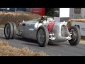 1936 auto union audi type c v16 engine  brutal sounds  goodwood festival of speed