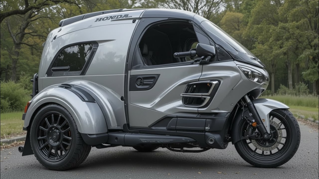 2026 Honda Gold Wing Electric Tricycle Camper – The Future of Luxury Touring Revealed