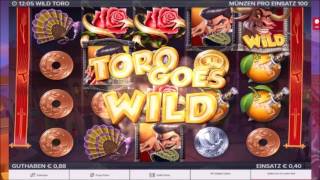 Tipico Casino ★★ "Wild Toro" ★★ 1 Euro Einsatz ( 18 € Budget ) COMEBACK 0,40 Cent screenshot 2