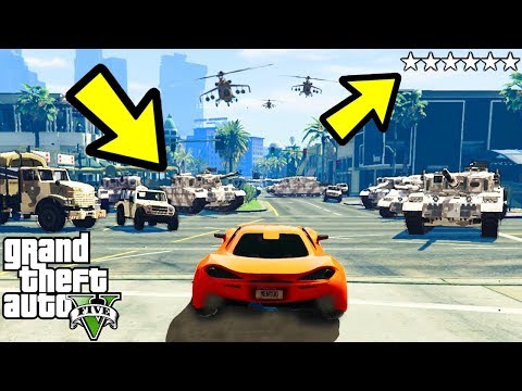 Видео: Что будет, если получить 6 Звезд в GTA 5?