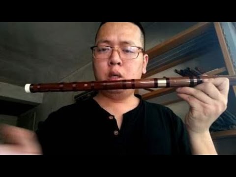 50的初学入门笛子E调门无声卡试音