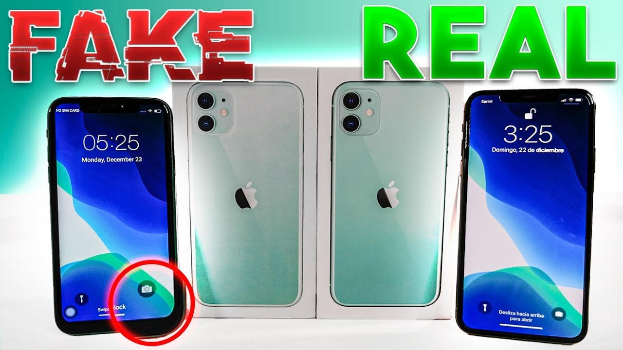 iPhone 11 FAKE VS REAL (Green) - YouTube