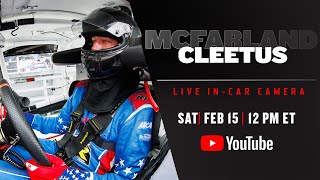 Thumbnail for Cleetus McFarland's Live Daytona In-Car Camera | NASCAR