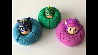 Pj Masks Wrong Heads Learn Colors With Colorful Kinetic Sand