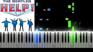The Beatles - Help Piano Tutorial