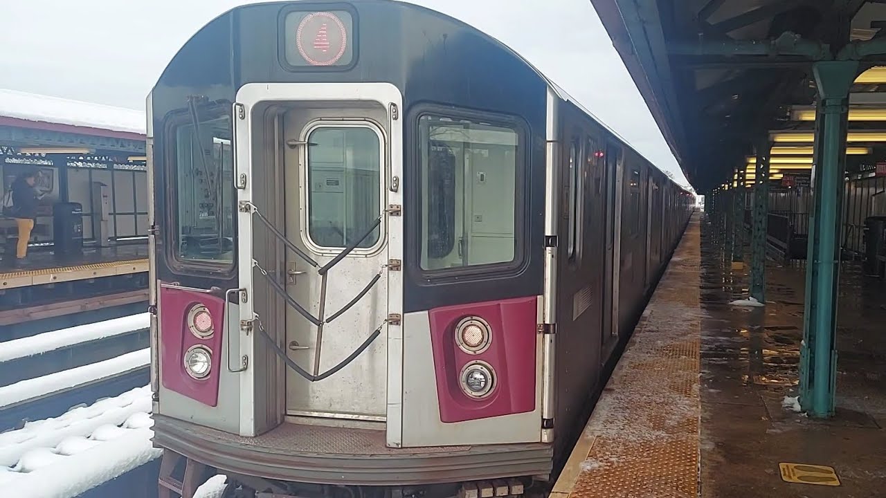 MTA Jerome Ave Line R142/A (4) Mosholu Parkway (Blizzard Aftermath
