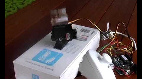 Arduino Wii Nunchuck Pan and Tilt Servo