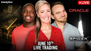 Stock Market DROPS as Inflation Hits 3-Year High | Live Trading June 10th, 2026
