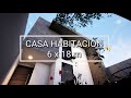 Casa de 130m2 | Casa en terreno de 6x18m |  Revit - Unreal Engine