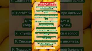 ЧУДЕСНАЯ ПОЛЬЗА МОРСКОЙ КАПУСТЫ(ЛАМИНАРИИ)!!! #зож #здоровье #ламинария #пп #витамины  #рецепты