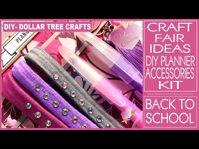 Craft Fair Ideas 2019 - DIY Planner Kit - Planner Accessories - Inexpensive  Gift Ideas 