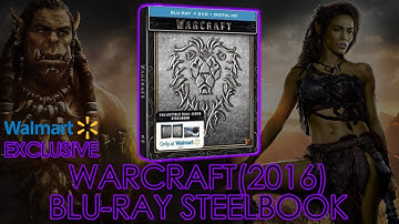 Warcraft (2016) Blu-ray Steelbook | Walmart Exclusive | Paula Patton | World of Warcraft | Unboxing