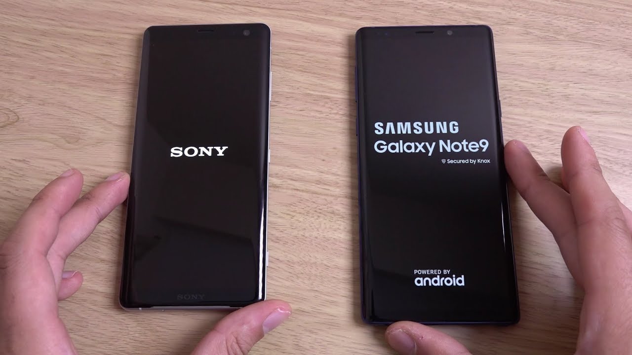 Sony Xperia XZ3 und Samsung Galaxy Note 9 - Geschwindigkeits- und Kameratest!