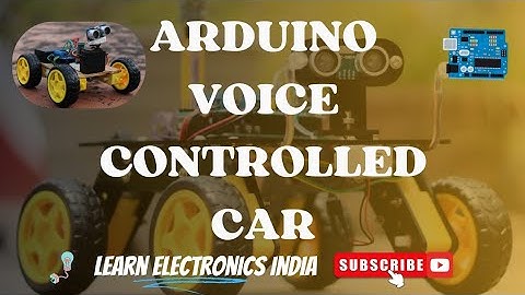 Voice Automated Car | Voice controlled car using Arduino | Arduino Voice controlled car