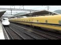 【激レア】ドクターイエロー in 米原駅 300系と700系の間を! N700系も 東海道新幹線全種登場!もう見れない。必見! JR JAPAN Shinkansen railroad railway
