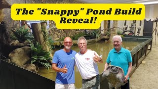How a GIANT Snapping Turtle Gets a HUGE Indoor Pond Built