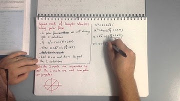 Specialist Maths 3.6 Roots on the Complex Numbers