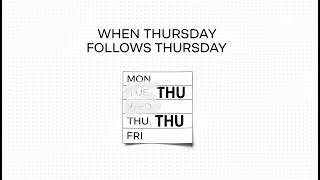 Why do entire weeks sometimes disappear without noticing?