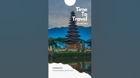 Bali (Indonesia) !! A Heaven On Earth !!