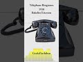 Telephone Ringtone Evolution Bakelite Ericsson 1930 Geeks Parthiban