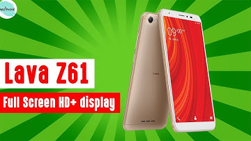 Lava Z61(2018)camera, Full Screen HD+ display,price