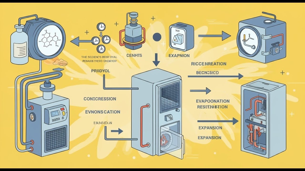 How Does A Refrigerator Work : Animated Video Tutorial Explained in ...