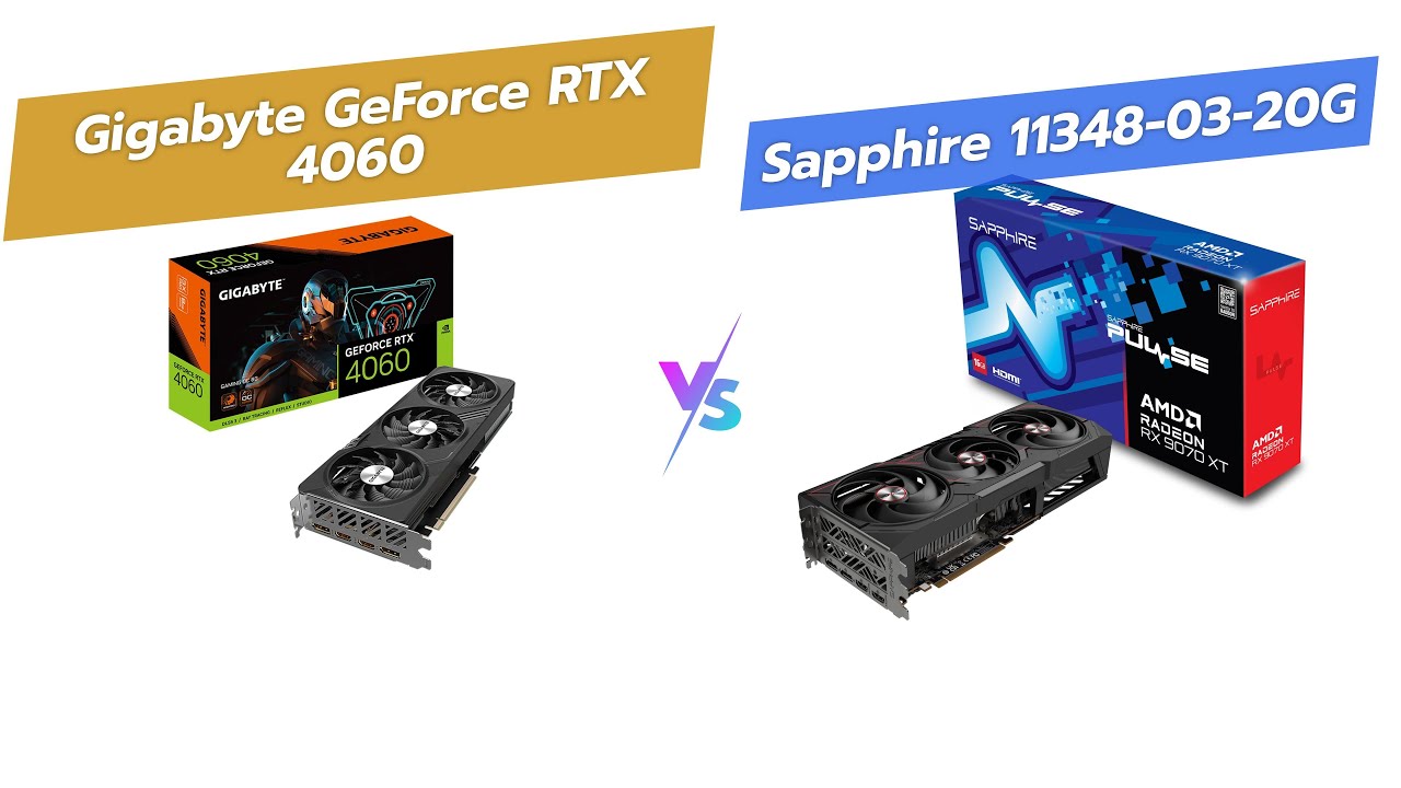 🎮 GIGABYTE RTX 4060 vs Sapphire RX 9070 XT! 🔥