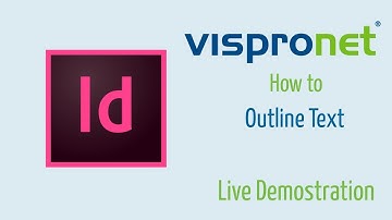 How to Outline Text In InDesign CC: Tutorial (2018)