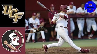 UCF vs #17 Florida State Highlights | 2021 College Baseball Highlights