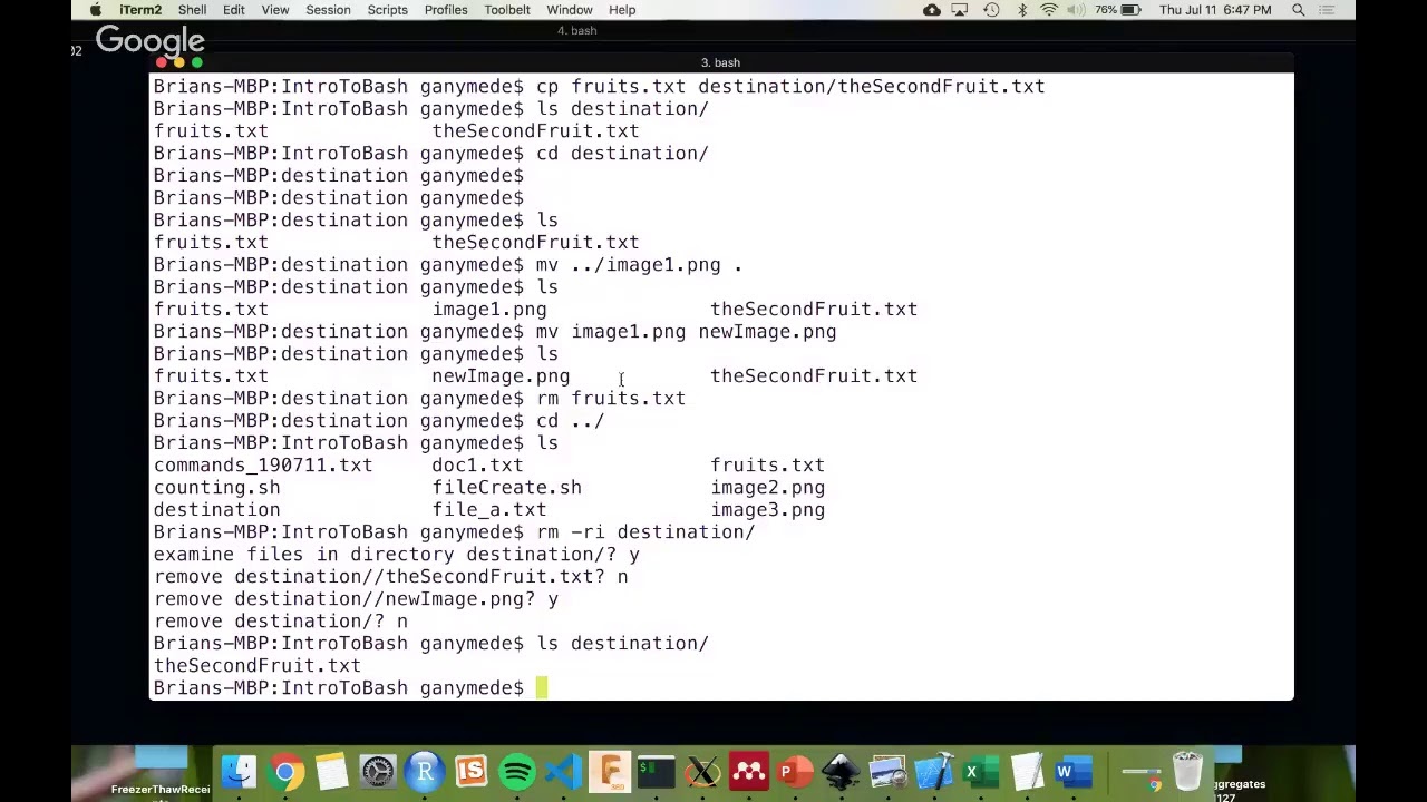 Intro to Bash and shell scripting - YouTube