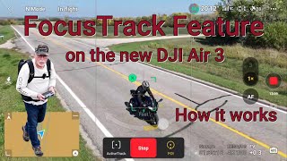 FocusTrack Feature on the new DJI Air 3 - How it works