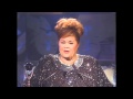 Capture de la vidéo Etta James Accepts Her Rock And Roll Hall Of Fame Award In 1993