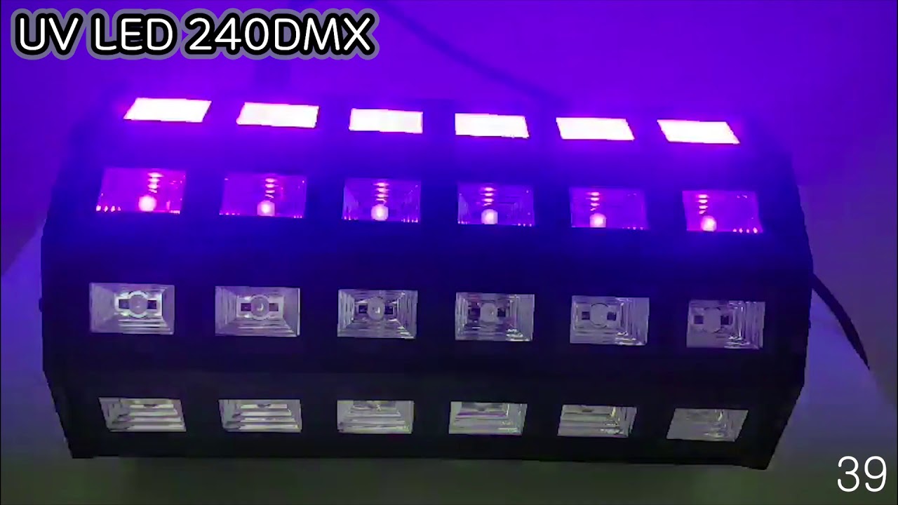 SK일렉 UV LED 240DMX 영상