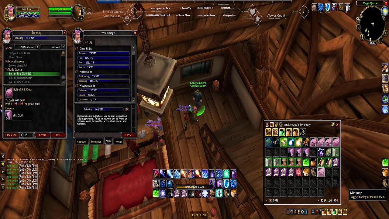 Leveling, wOw! w/You Tube | Day 504 Streaming Adventure. - YouTube