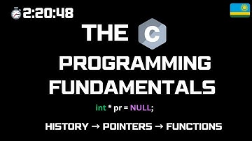 Learn C from Scratch | Data Types, Loops, Pointers & Functions | Kinyarwanda Tutorial