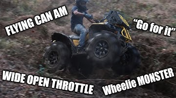 STM Clutch on Can Am Renegade Xmr 1000 is DANGEROUS! Wheelie Monster!