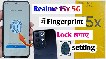 Realme 15x 5g fingerprint lock setting | realme 15x 5g fingerprint lock kaise lagaye