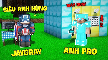 JAYGRAY ĂN TRỘM THÀNH CÔNG KHO BÁU KIM CƯƠNG CỦA ANH PRO TRONG MINECRAFT*ĐỘT NHẬP NHÀ CỦA ANH PRO