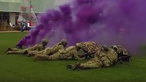 Australian Army Section Attack demonstration