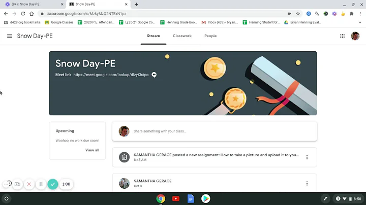 How to upload an image to Google Classroom from a Chromebook