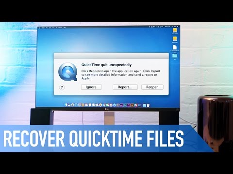 How to recover unsaved files from QuickTime