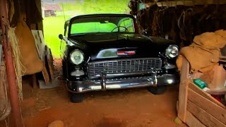 NC Man Has Owned a 1955 Chevy Belair for 68 years, also stores multiple cars and tractors in barns.
