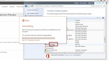 How to Uninstall Office 2013 Preview