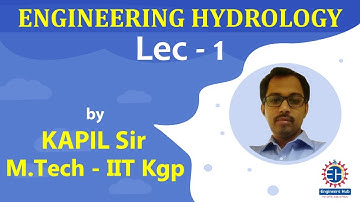 Engineering Hydrology || Kapil Sir || Lec -01