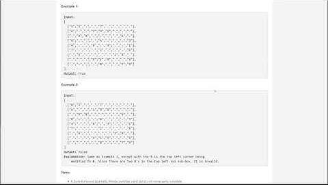 Valid Sudoku (LeetCode)