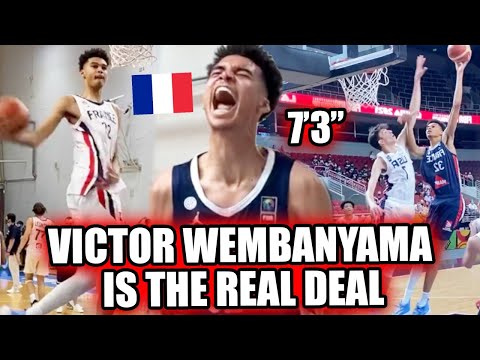 7'3" Victor Wembanyama Was UNSTOPPABLE At The Fiba World Cup! Future #1 PICK!? ????